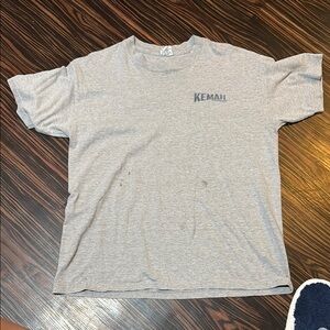 Gray Short Sleeve Crew Neck Tee